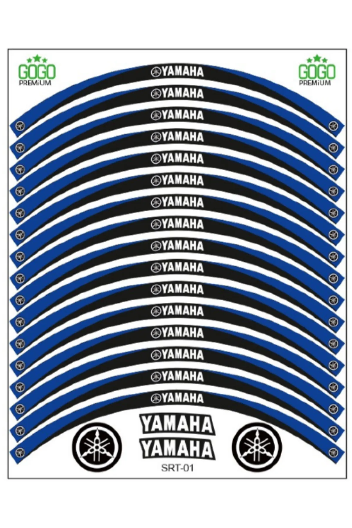 YAMAHA R25 JANT ŞERİDI (MAVİ)