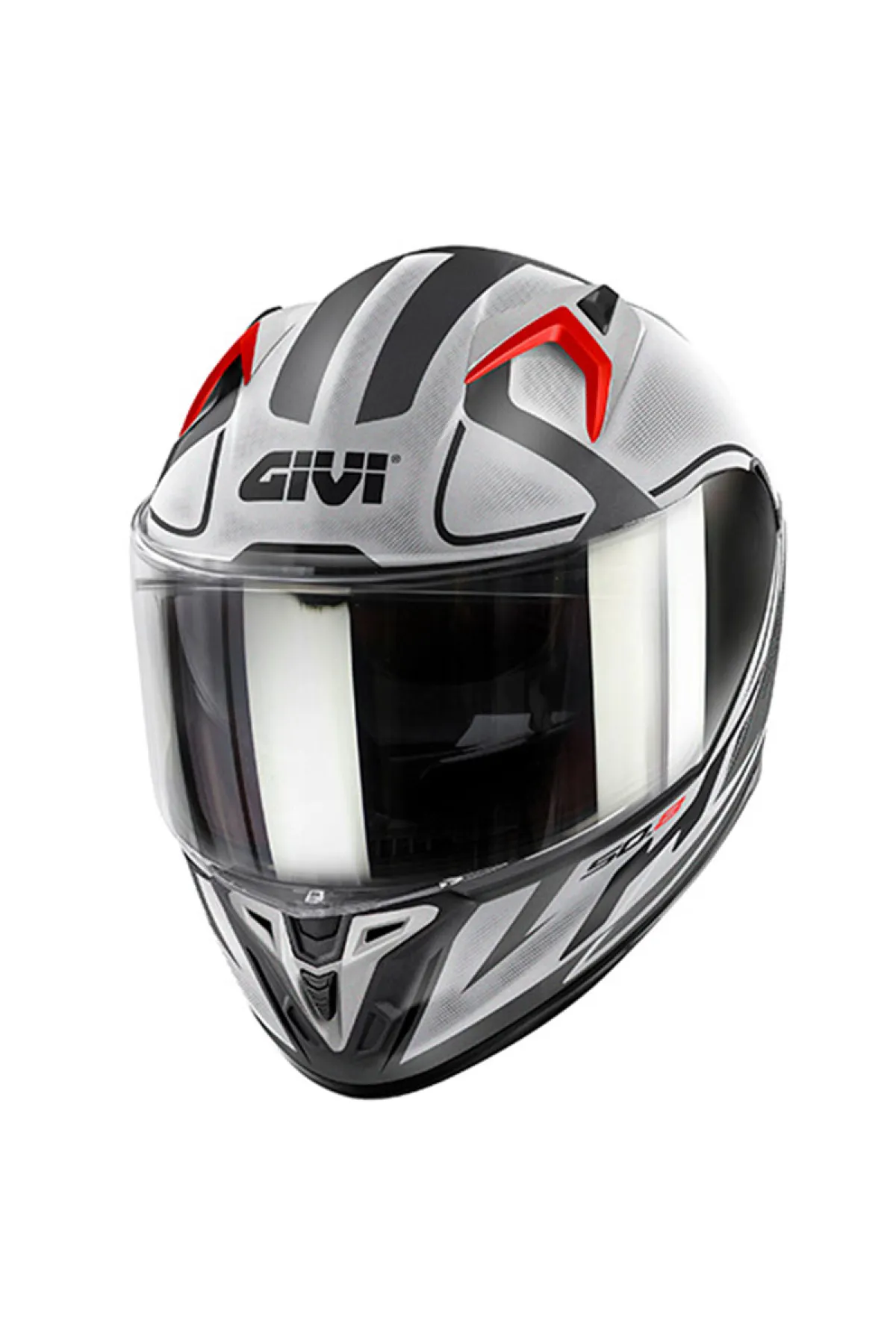 GIVI 50.8 RACER MAT SİYAH-TITANIUM-GRİ KASK