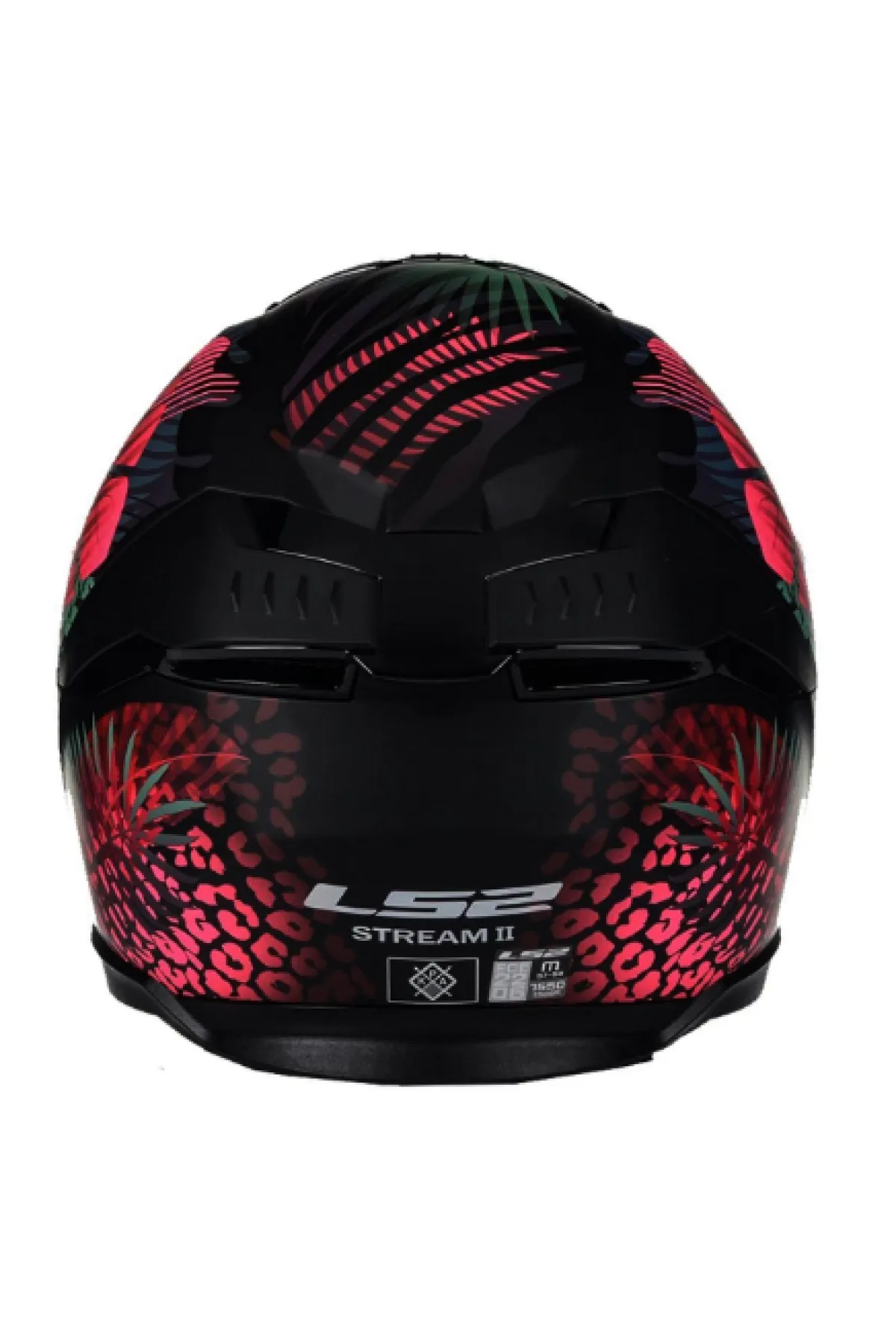 LS2 STREAM 2 JUNGLE MAT SİYAH-MAVİ-PEMBE