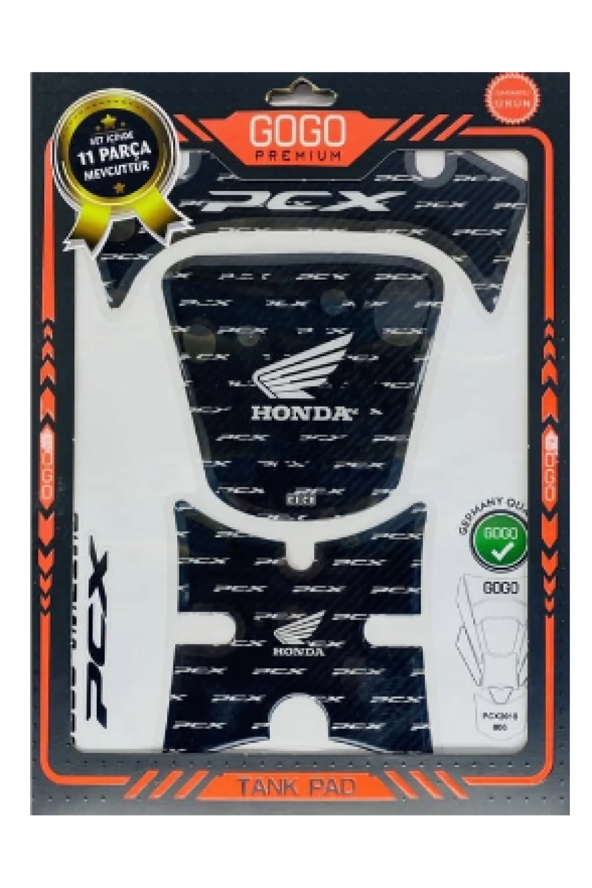 Honda Pcx 2021 Tank Pad Set 11 Parça